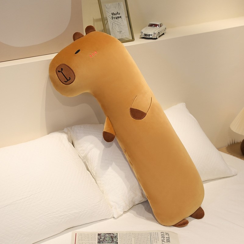 卡皮长条抱枕女生睡觉夹t腿侧睡枕头专用靠垫巴拉玩偶床上可拆洗