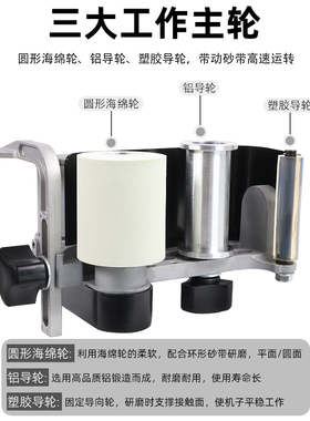 台湾39360砂带机气动抛光机气动打磨机砂光机不锈钢拉丝机60X260