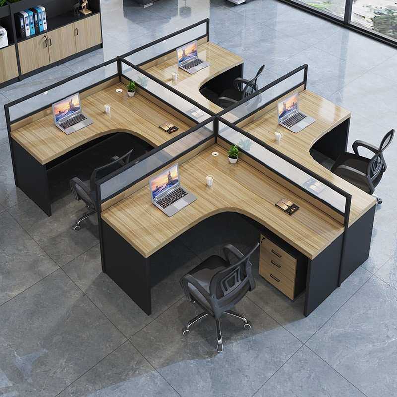 桌子 办公室员工桌椅组合职员电脑办公桌卡座工位商用商用家具