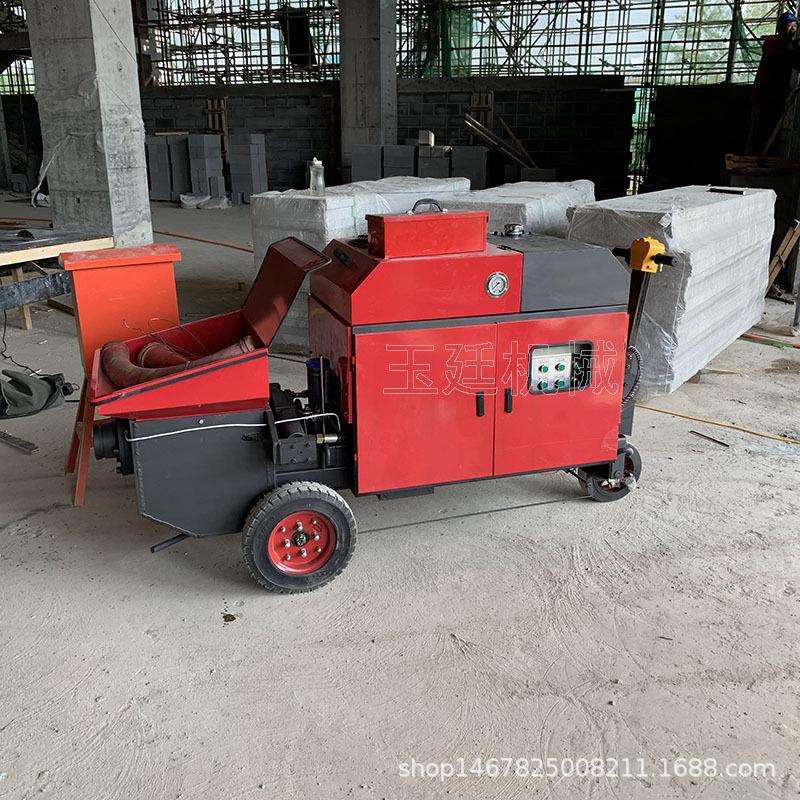 2020年小型二次构造柱泵 细石混凝土输送泵 液压二次结构浇筑泵