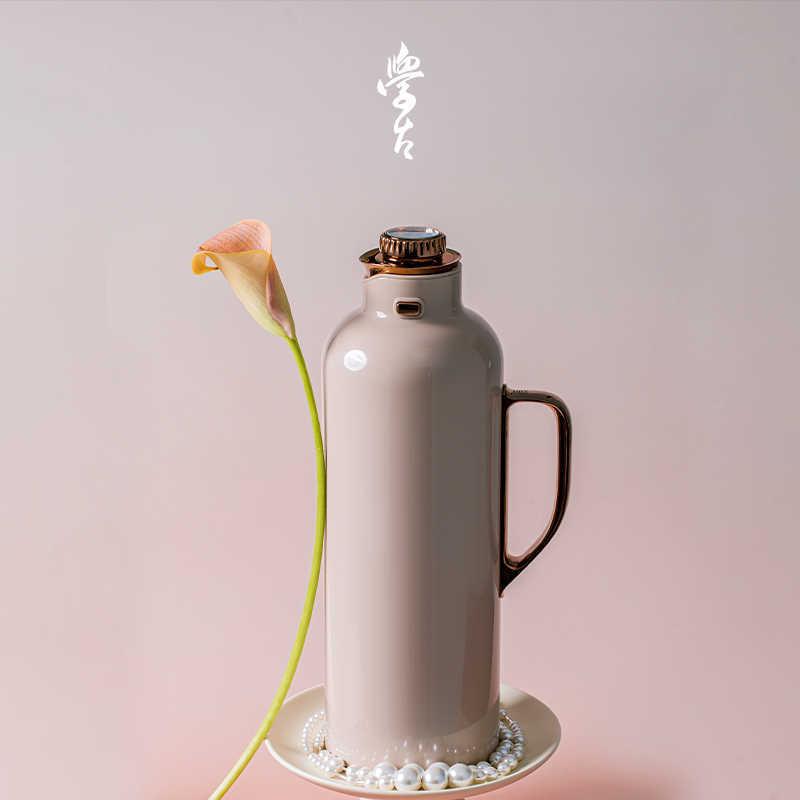 学古|一原传家壶·奶茶金 焖茶壶热水壶暖壶热水瓶家用保温1.6L
