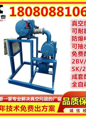 JZJ2S300-2水环真空机组ZJP300罗茨增压泵t2SK-6真空泵19KW