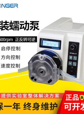 保定WT600-1F灌装蠕动泵实验室小型精密恒流泵工业大流量泵头