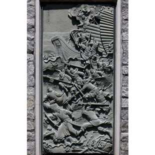 福建石雕厂家出品 青石浮雕墙 石雕浮雕壁画 惠安大鹏石材出品