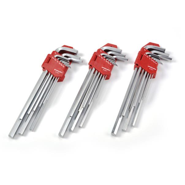 力易得9件套公制特长平头内六角套装E1553E1596力易得E1556内六角