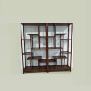 博古架 多宝阁 书法教室博古架老榆木