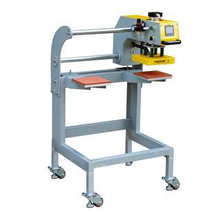 厂家直销升华烫钻热转印机烫标气动双工位15x15cm小尺寸烫画机