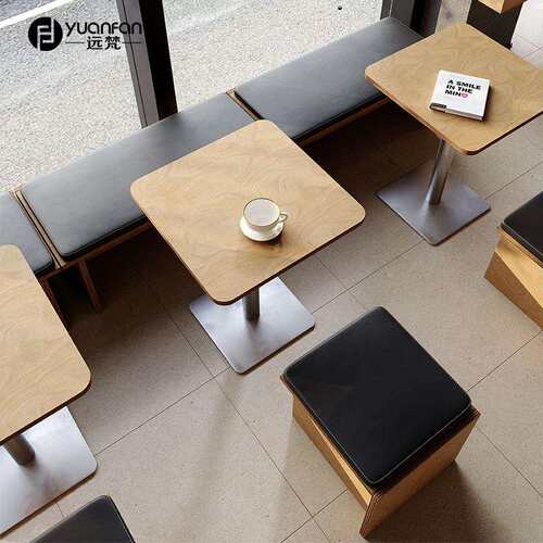 韩系主题餐厅卡座网红简餐店轻食店沙发奶茶店甜品店咖啡厅桌椅