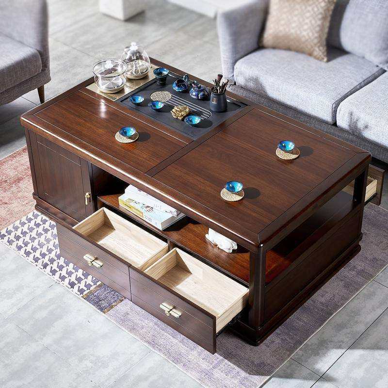 新中式乌金木茶几客厅家用实木现代简约办公茶台一体泡茶高端家具,标准件/零部件/工业耗材,车间地垫,淘宝优惠券,粉丝福利购,淘宝优惠卷