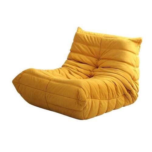 设计师懒人北欧简约个性togo sofa毛毛虫沙皮狗皮艺发休闲椅子