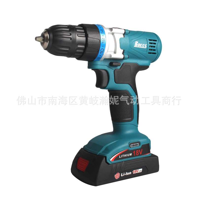 BOCCS/勃克斯18V锂电充电钻 电动螺丝刀 螺丝批 博 改锥起子DA18A