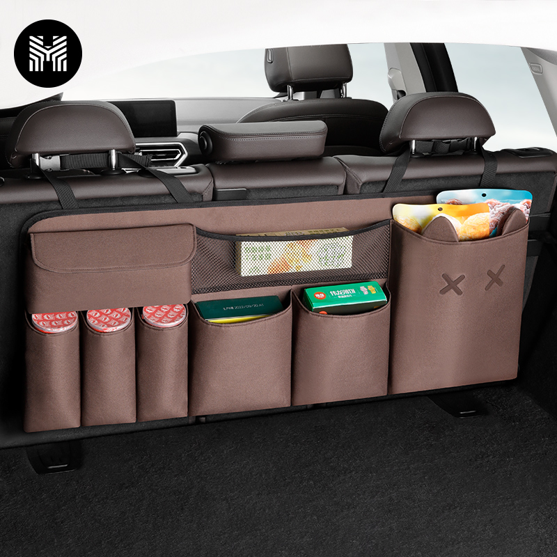 汽车后备箱挂袋SUV车载椅背收A纳袋多功能储物网兜车内悬挂置物袋