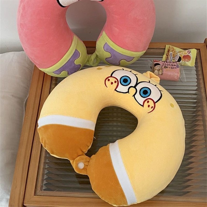 卡通玉桂狗u型枕旅行颈椎枕头记忆棉头枕枕护脖S子靠枕护颈枕午睡