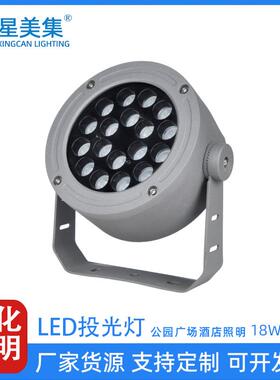 18W36W 48W新款LED户外72W 81W投光灯聚光外墙照树景观灯园林庭院