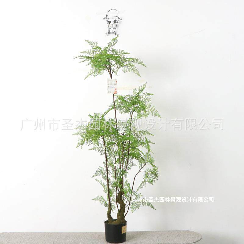 室内仿真蕨草北欧造景仿真绿植波斯草仿真植物波斯蕨室内仿真蕨草