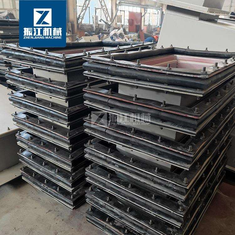 振江机械振动筛软连接电机给料机橡胶密封皮厂家现货