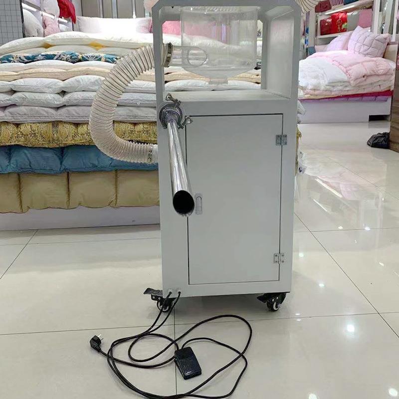新一代充绒机商店羽绒被羽绒制品用冲绒机被壳充绒机器