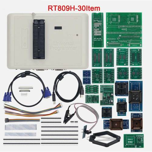 RT809H-30Item 通用编程器芯片 EMMC-Nand FLASH 程序器 + 30 件