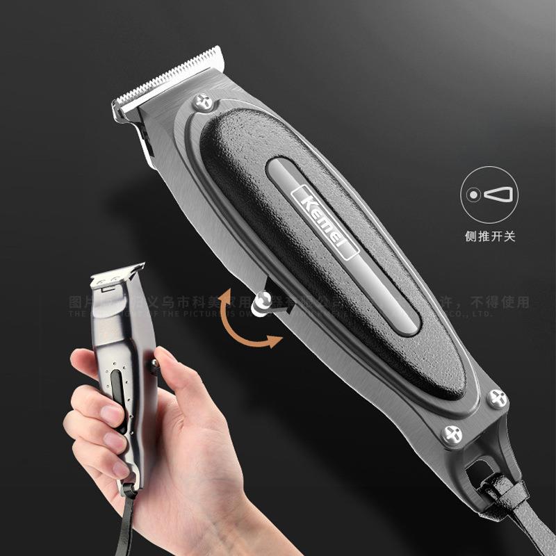 跨境KM-1945科美理发器电动剃头雕刻油头推剪光发郎专用理发推子