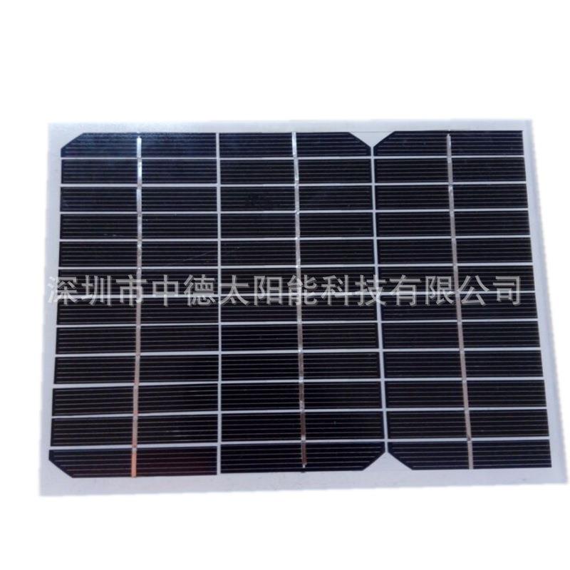 18V6W单晶硅太阳能电池板、太阳能电池板厂家 单晶硅太阳能板