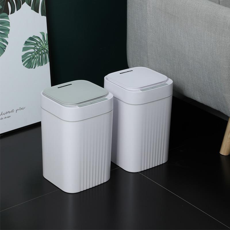 智能全自动感应家用垃圾桶低噪音卧室卫生间防水创意充电式垃圾桶