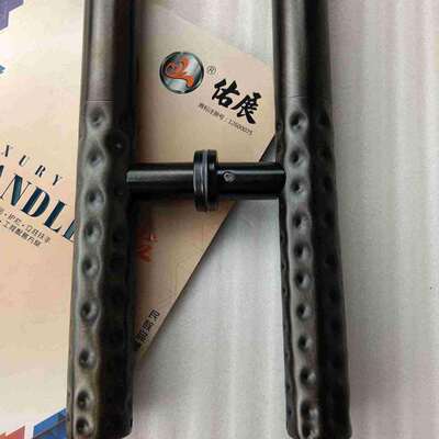 佑展玻璃门拉手门把手圆管手打乱纹古铜拉手木门无框门大拉手