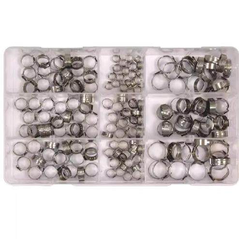 易尔拓双耳卡箍套装175件套软管夹喉箍喉箍水管抱箍YT-06784