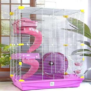 特大号三层47cm基础笼仓鼠笼金丝熊笼子松鼠笼子家用超大仓鼠笼子