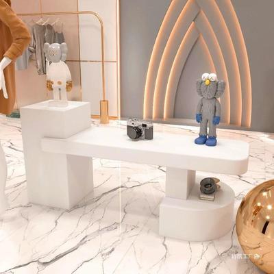 中导柜服装店简约现代中岛台展示台摆放台烤漆流水台橱窗展示桌