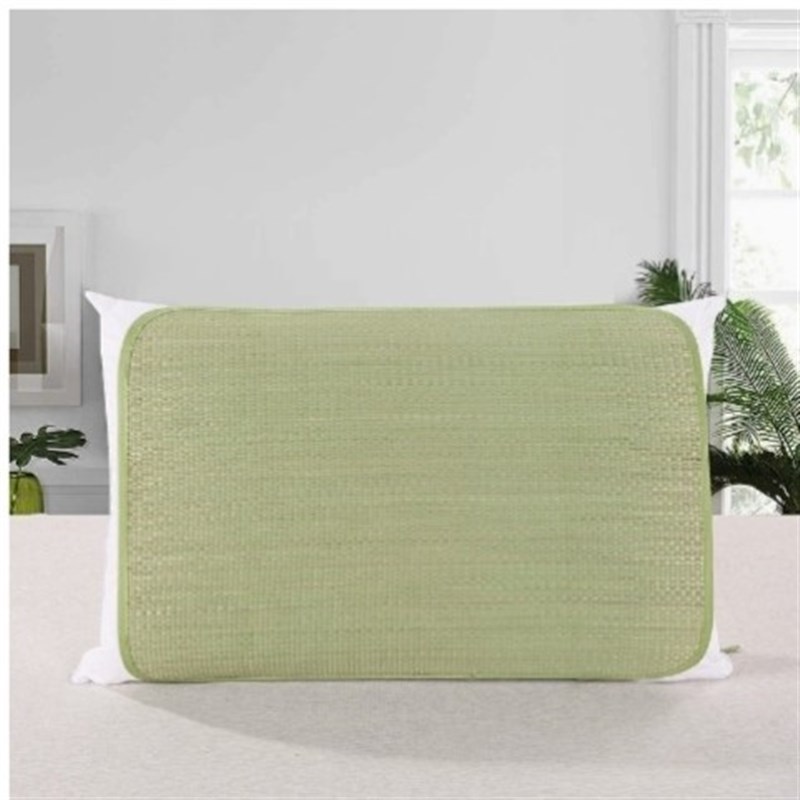 夏季蔺草枕席草席枕垫子天兰草枕巾双人席子O枕片凉席枕头套单人