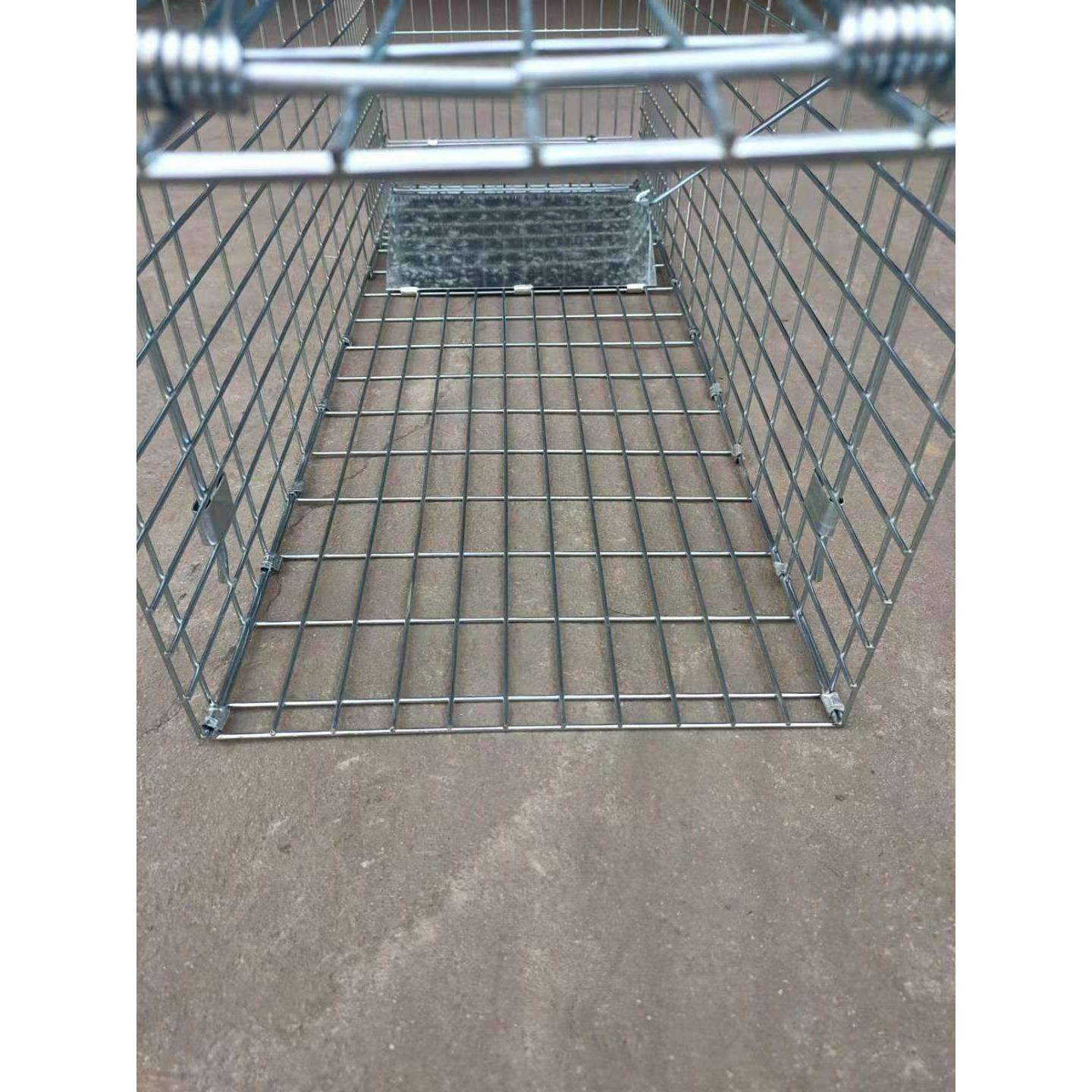 人道捕捉笼踏板式厂家供应捕猫笼折叠捕鼠笼子抓鼠笼救助野猫笼