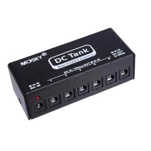 MOSKY DC-TANK效果器电源6路单块9V电源多路电源美规欧规澳规英规