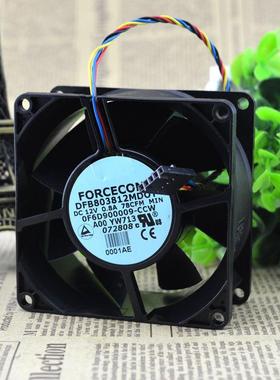 原装 富士康FORCECON 8038 DFB803812MDOT 12V 0.8A pwm散热风扇