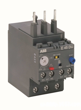 ABB E系列电子过载继电器 E45DU 30A ;10091132