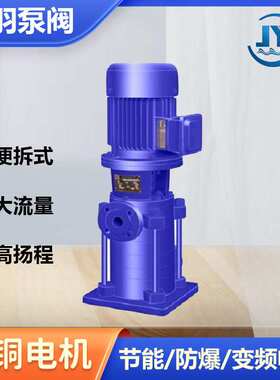 50LG24-20X8立式多级离心泵 高层建筑给水多级泵 多级管道增压泵