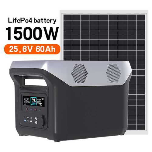 1500W Solar Energy Storage System for Home Use