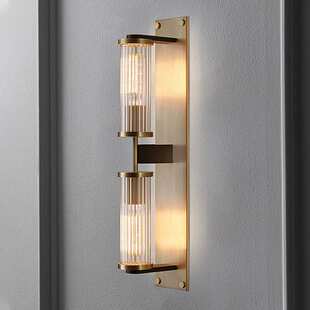 卧室床头灯轻奢客厅电视背景墙水晶壁灯简约现代高级感两侧装饰灯