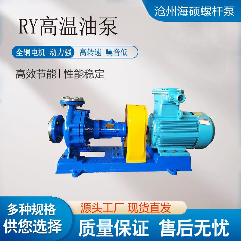 RY导热油泵风冷式离心泵导热油循环泵BRY锅炉循环泵350度热浆泵