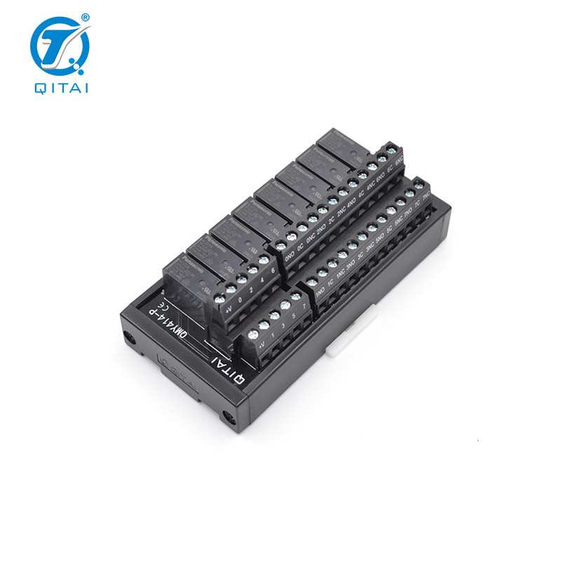 QMY414-P继电器模组端子台带LED动作显示IC触点继电器1常开1常闭