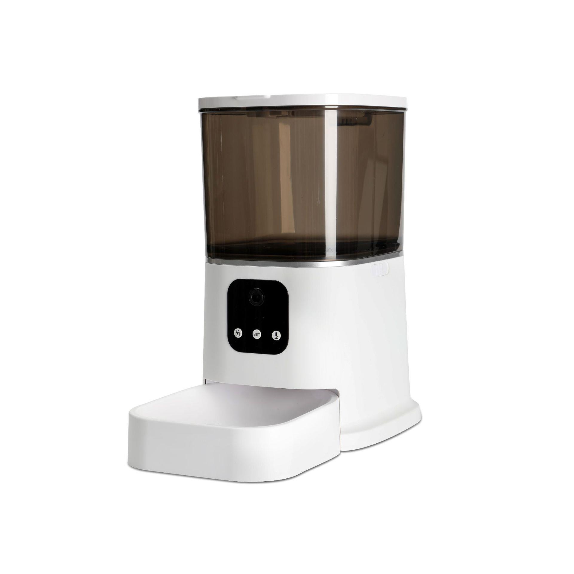 新款智能手机远程控制自动定时定量宠物喂食器