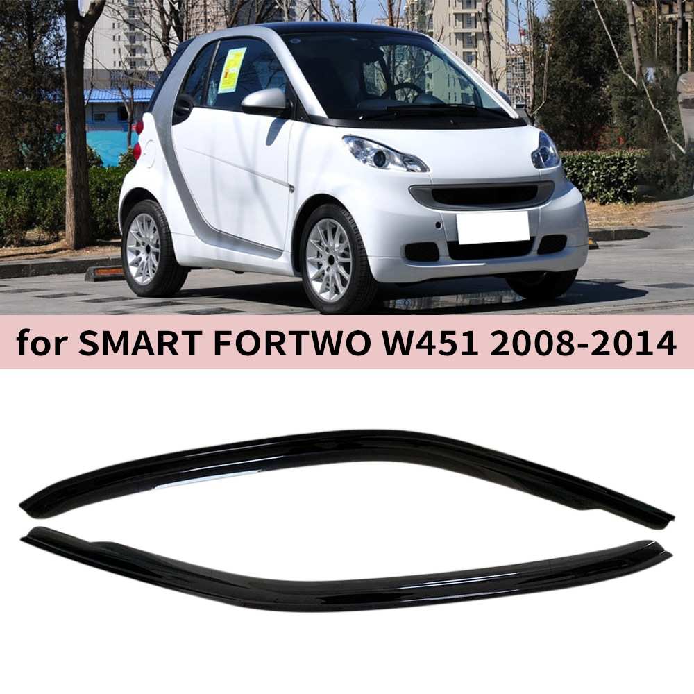 适用SMART FORTWO W451 2008-2014晴雨挡侧窗导流板雨眉加厚注塑