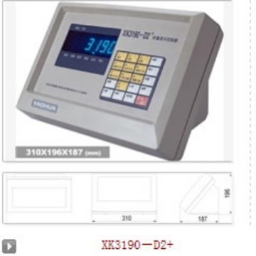 耀华地磅称重显示器汽车衡仪表地磅仪表XK3190-D2+保固一年大屏幕