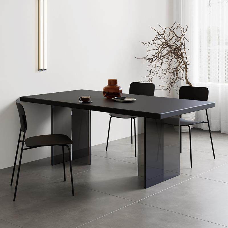 亚克力岩板餐桌德利丰纯黑小户型餐厅家用长方形悬浮简约岛台饭桌,鲜花速递/花卉仿真/绿植园艺,割草机/草坪机,淘宝优惠券,粉丝福利购,淘宝优惠卷
