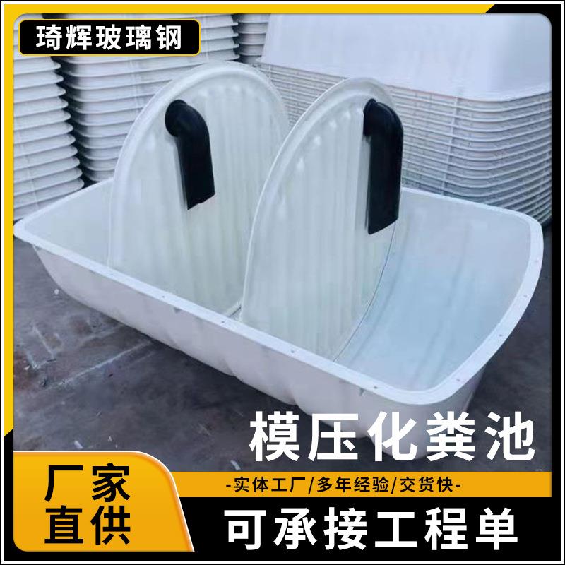 模压化粪池旱厕粪便池净化槽双坑交替立方沉淀池厂家净化槽家用