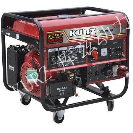 上海发电机厂家/5kw380V三相汽油发电机 应急低油耗发电机便携式