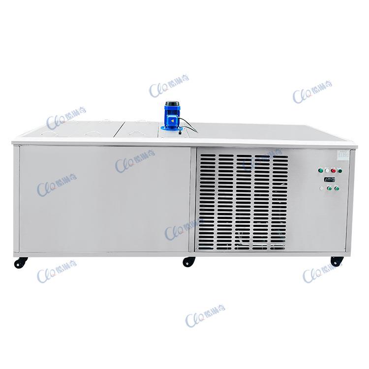 工业盐水式小型制冰机全不锈钢材质模具蔬菜海鲜运输冷冻冰块制作