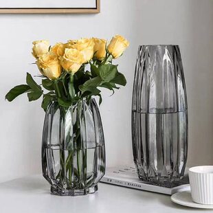 花瓶摆件水培网红百合玫瑰鲜花水养北欧玻璃创意客厅透明简约插花