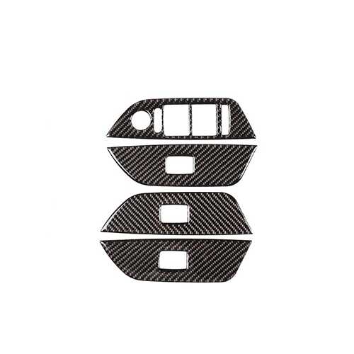 适用于10-15年宝马老x1系E84玻璃升窗升降开关控制碳纤维内饰贴纸