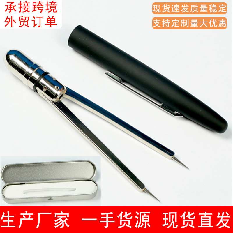 规铜分规圆规带铁盒木工业划规间距规制皮革工具划线规图片