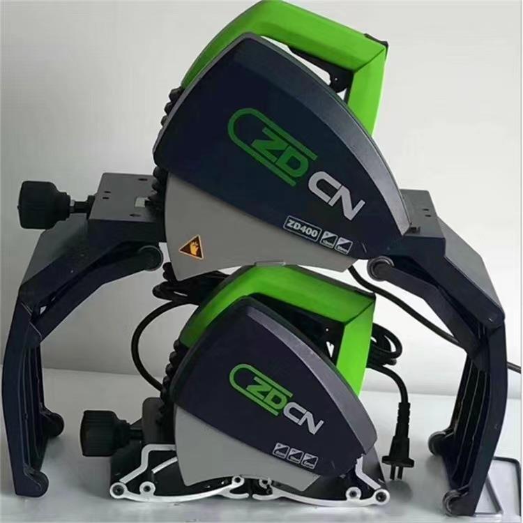 220型400型 电动切管机 手推便携式圆管钢管 PVC铝管割管机